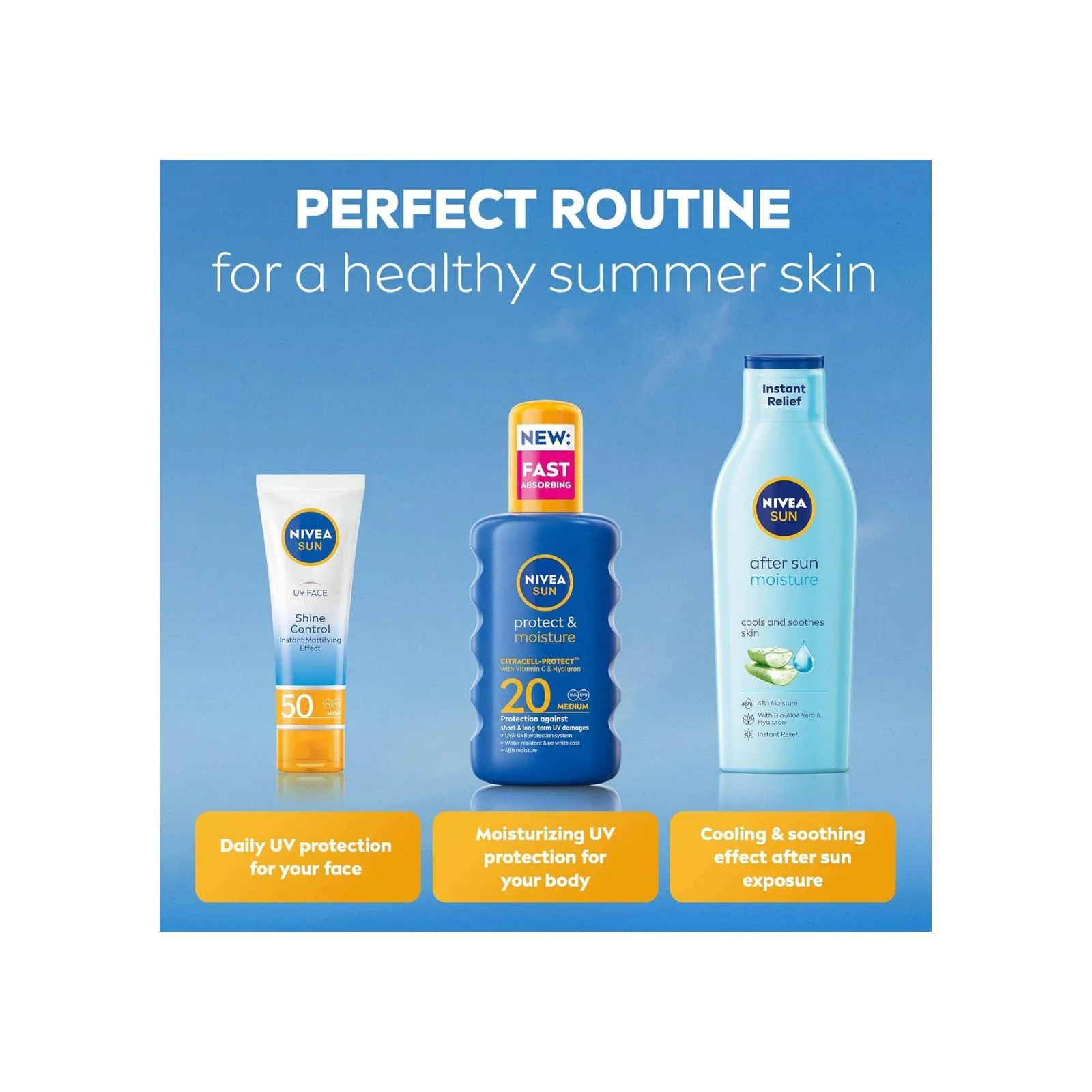 NIVEA Sun Kids Protect & Moisture UV Protection, Water Resistant SPF 20 - Image 5