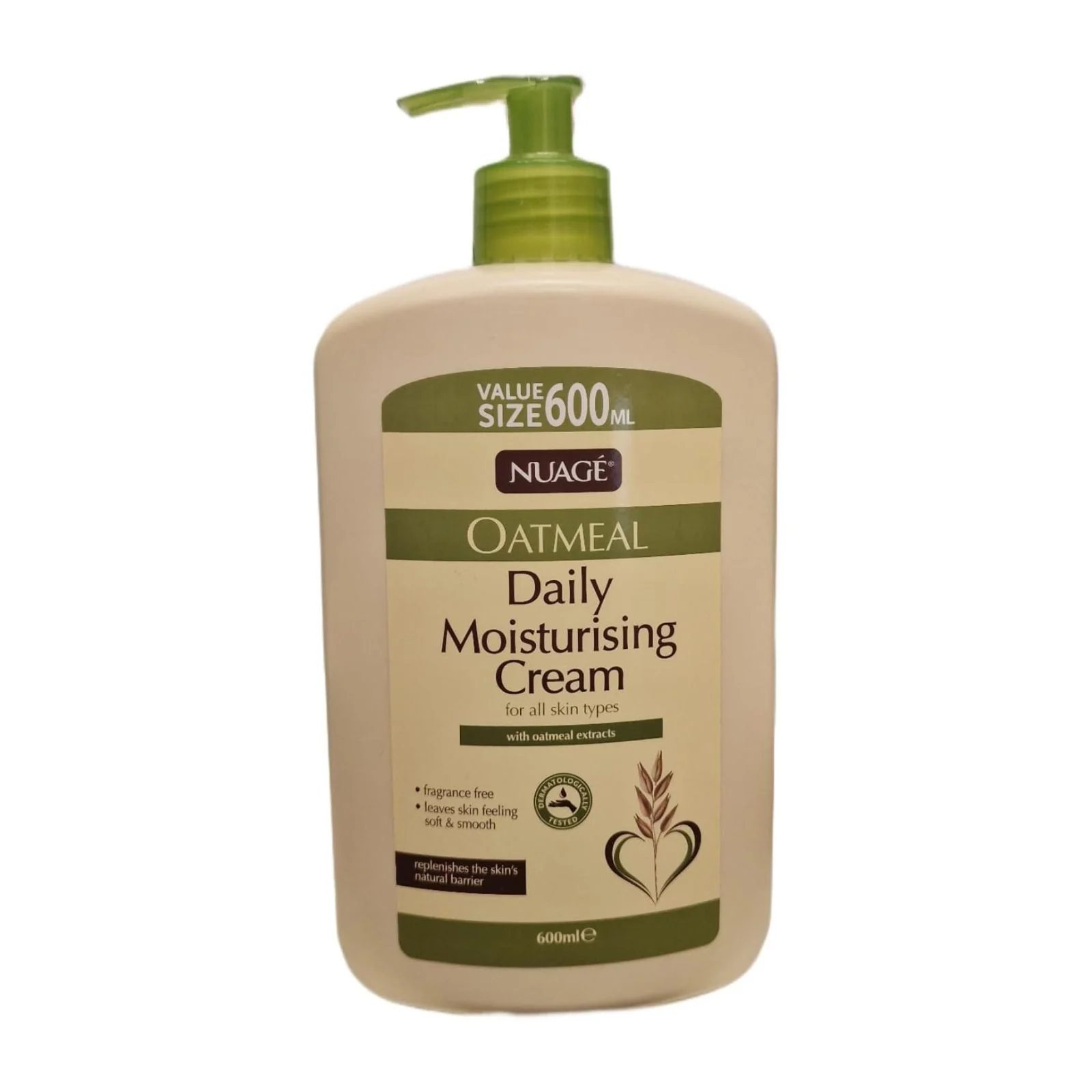 Nuage Oatmeal Daily Moisturising Cream 600ml