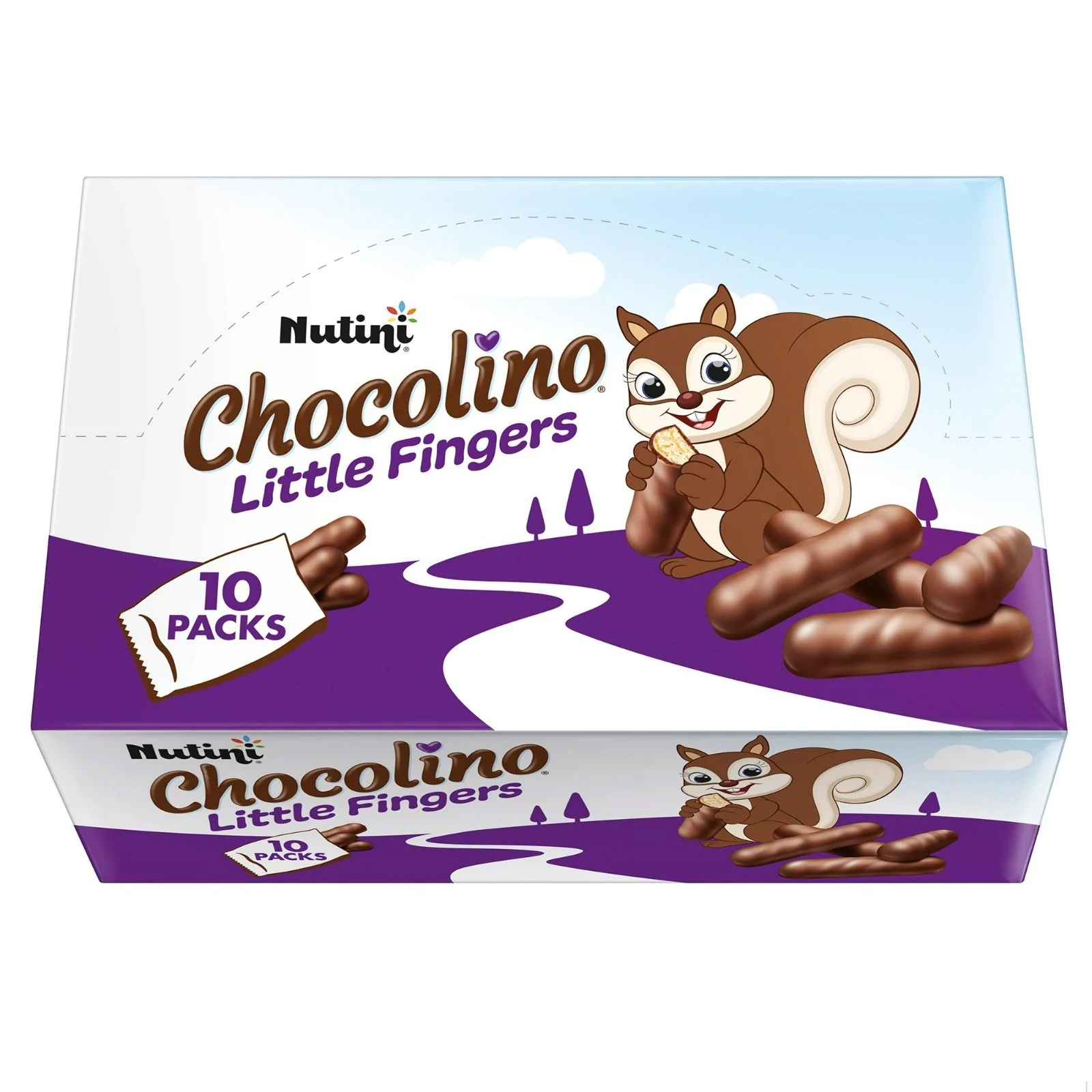 Nutini Chocolino Little Fingers, 10 Pack (18 x 130g) - Image 2