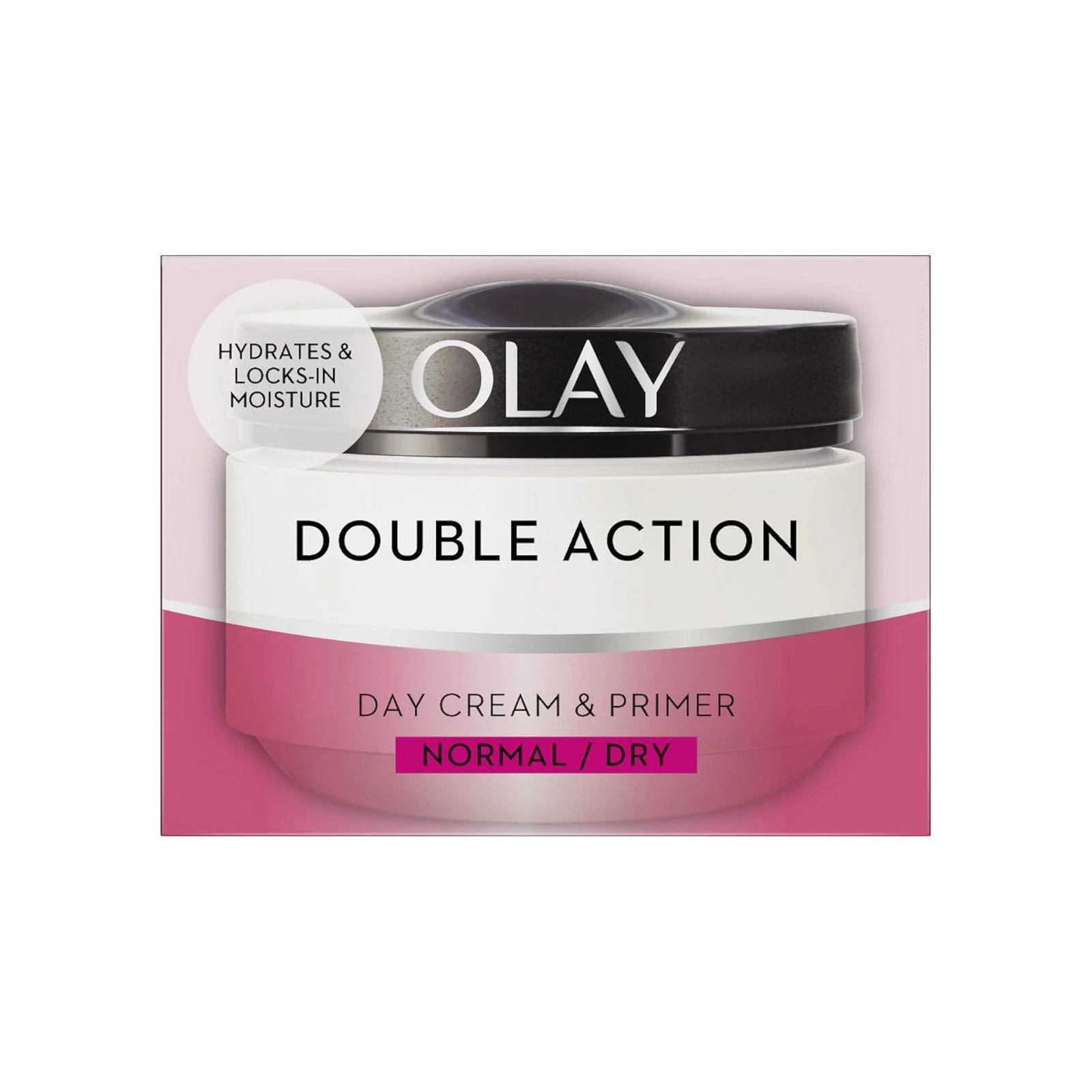 Olay Double Action Moisturiser Day Cream and Primer, Normal/Dry Skin 50 ml - Image 3