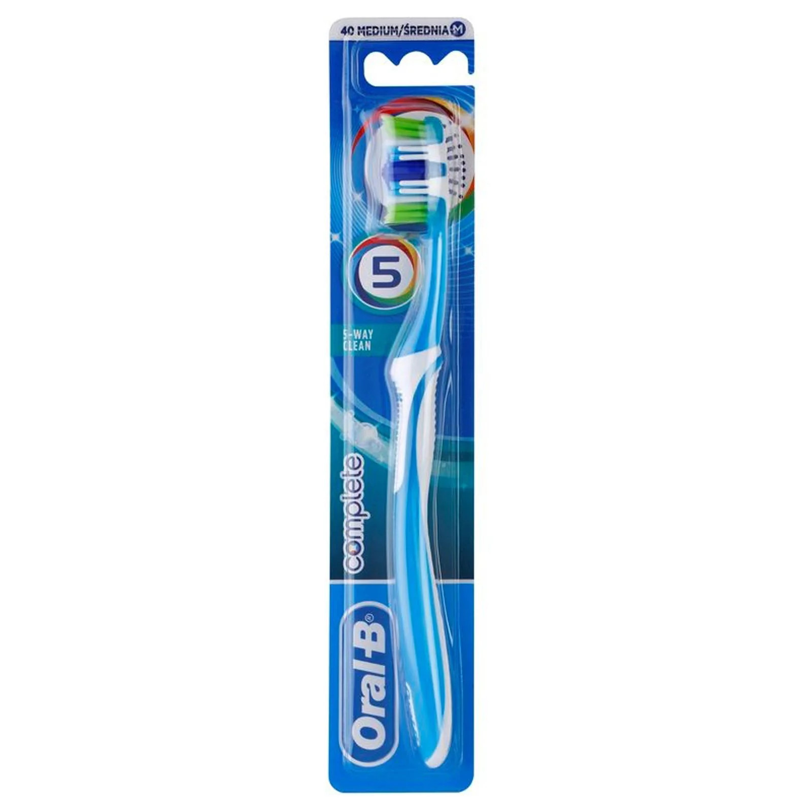 Oral-B Complete 5 Way Clean Manual Toothbrush Medium
