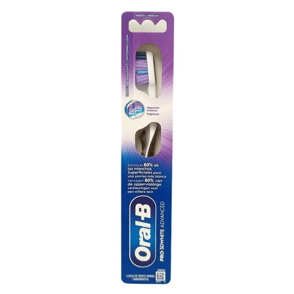 Oral-B Pro 3D White Advanced Toothbrush, Medium