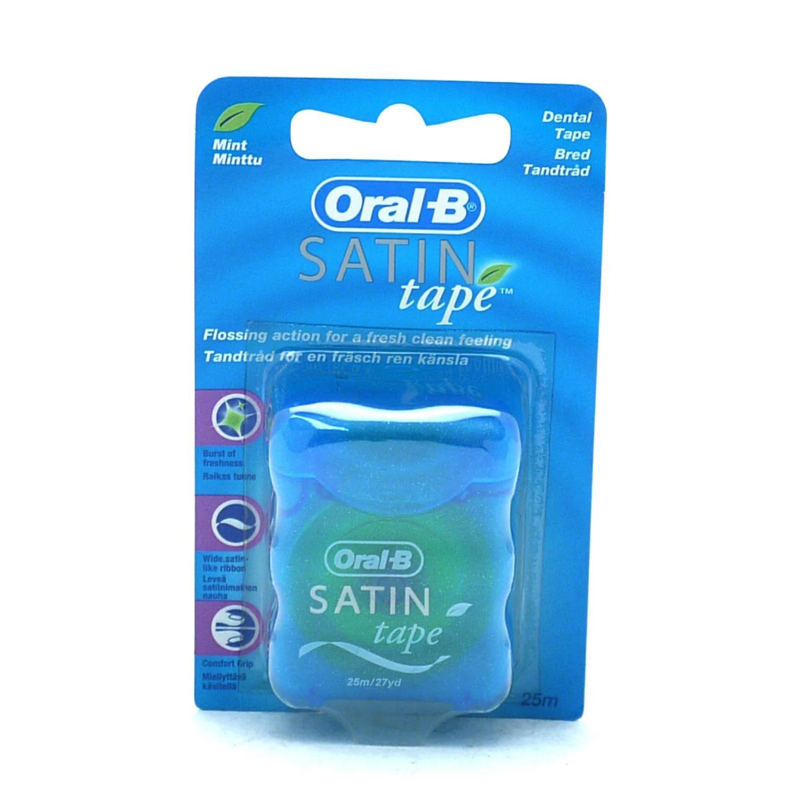 Oral-B Satin Tape Dental Floss Mint 25m