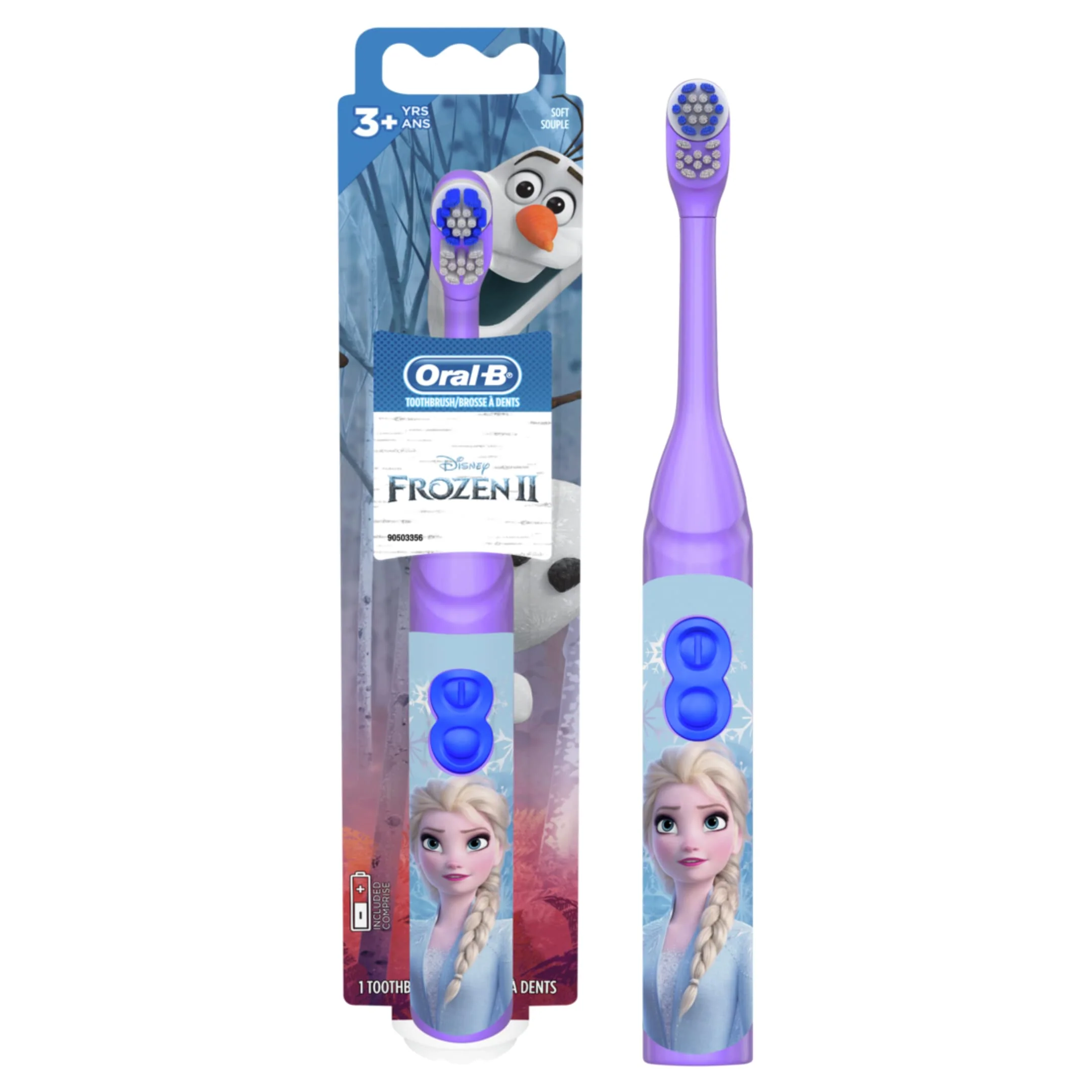 Oral-B Stages Power Kids Disney Frozen Battery Toothbrush With Timer App