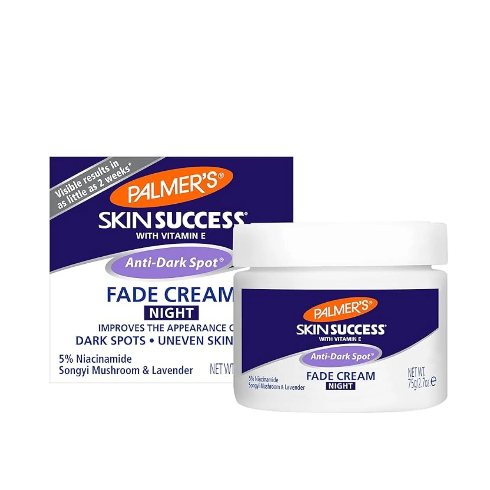 Palmer's, Skin Success with Vitamin E, Anti-Dark Spot Fade Cream, Night, 2.7 oz 75g