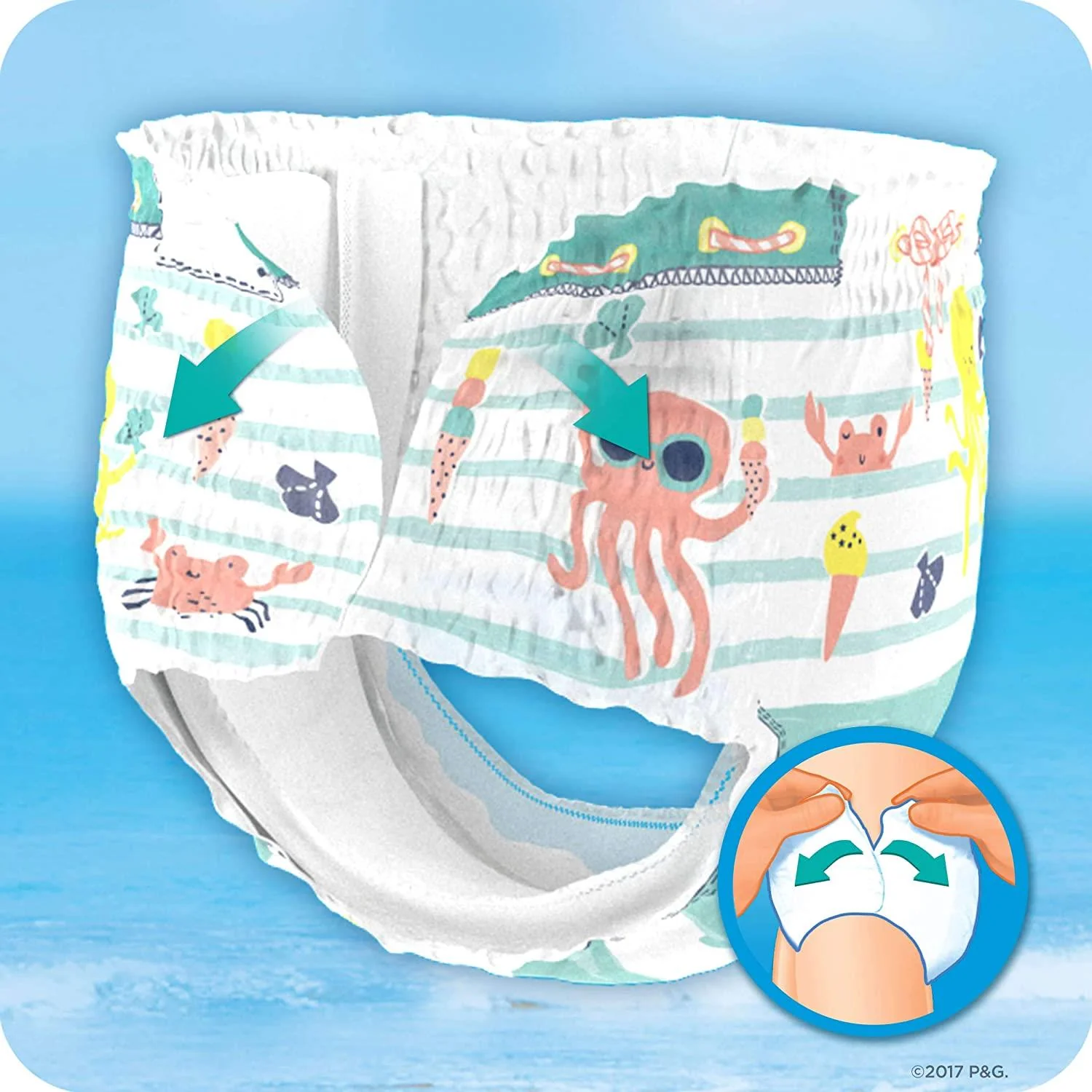 Pampers Splashers Disposable Swimming Nappies Size 5-6, 10 Pants - Image 4