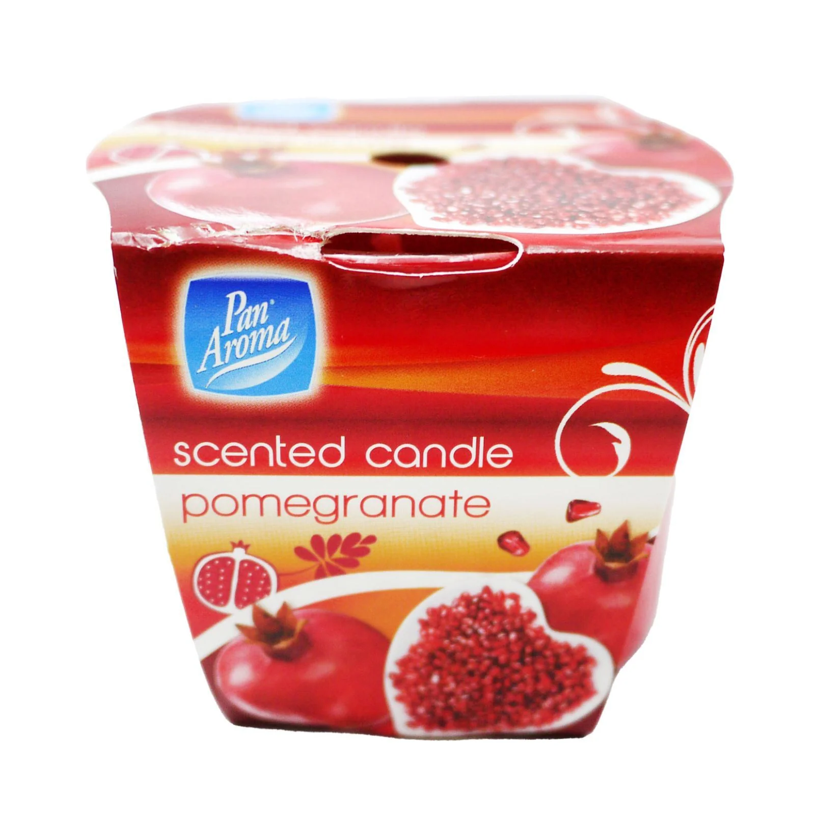 PAN AROMA WRAP SLEEVE POMEGRANATE SCENTED CANDLE