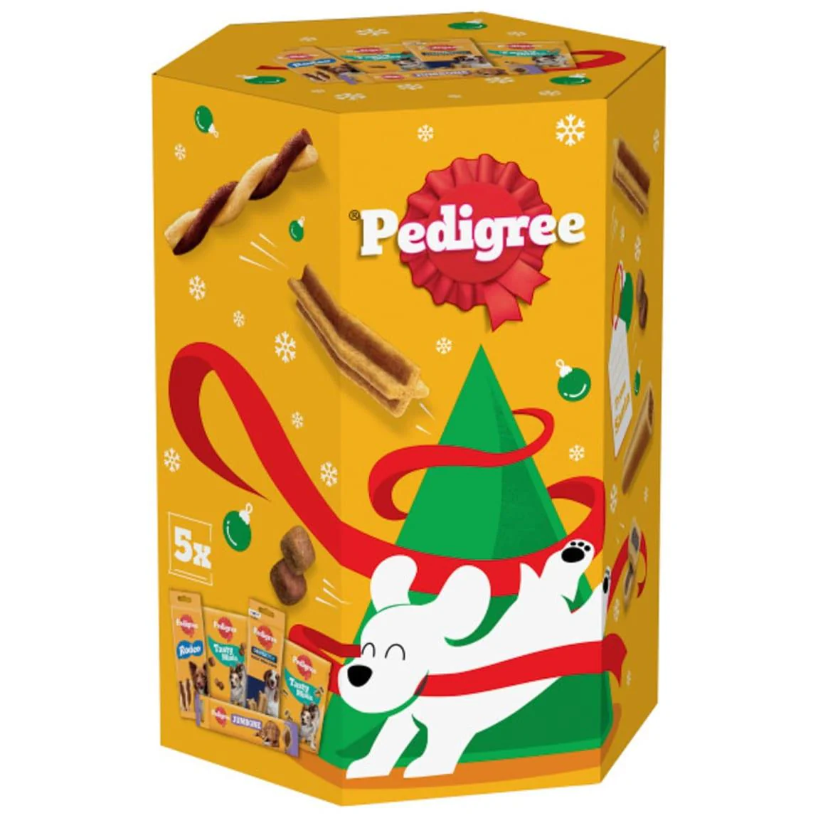 Pedigree Christmas Dog Treats Gift Box 575g