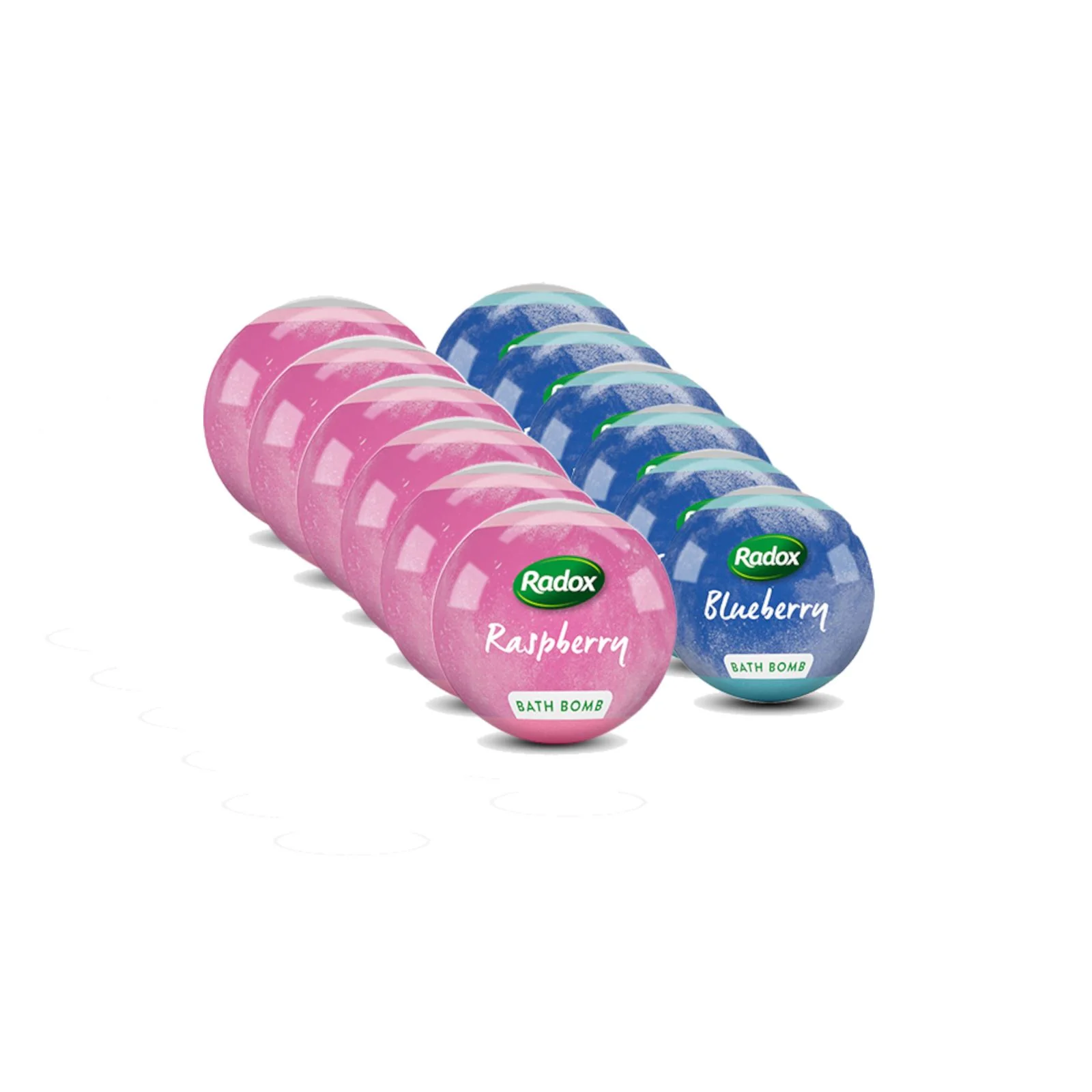 Radox Bath Bomb Blueberry & Raspberry 100g (Box of 12)