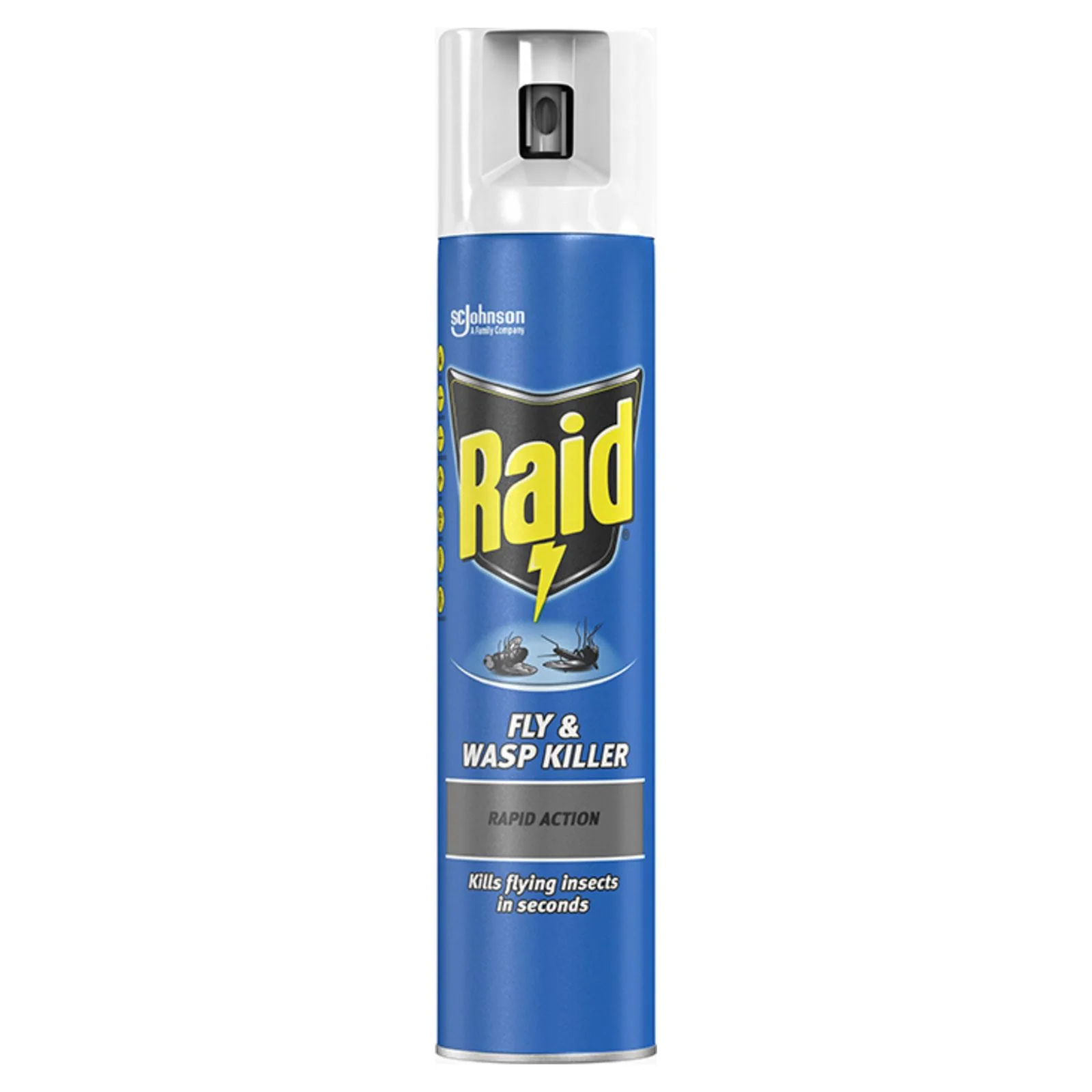 Raid Rapid Action Fly & Wasp Killer, Fly Killer Spray For Indoor Use, 300ml