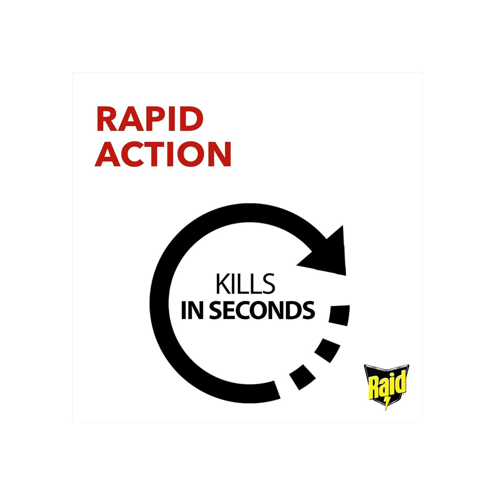 Raid Rapid Action Fly & Wasp Killer, Fly Killer Spray For Indoor Use, 300ml - Image 5
