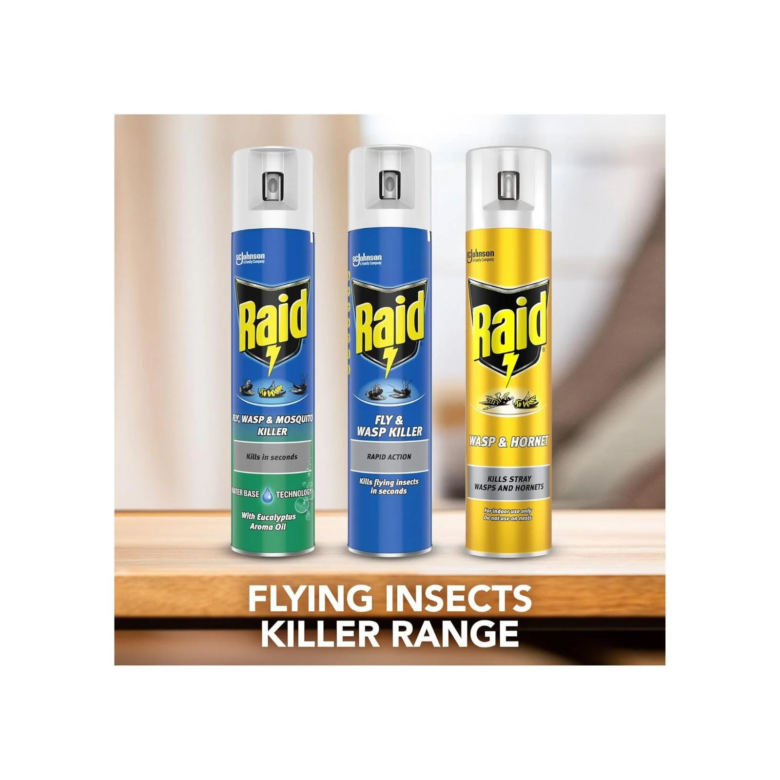 Raid Rapid Action Fly & Wasp Killer, Fly Killer Spray For Indoor Use, 300ml - Image 6