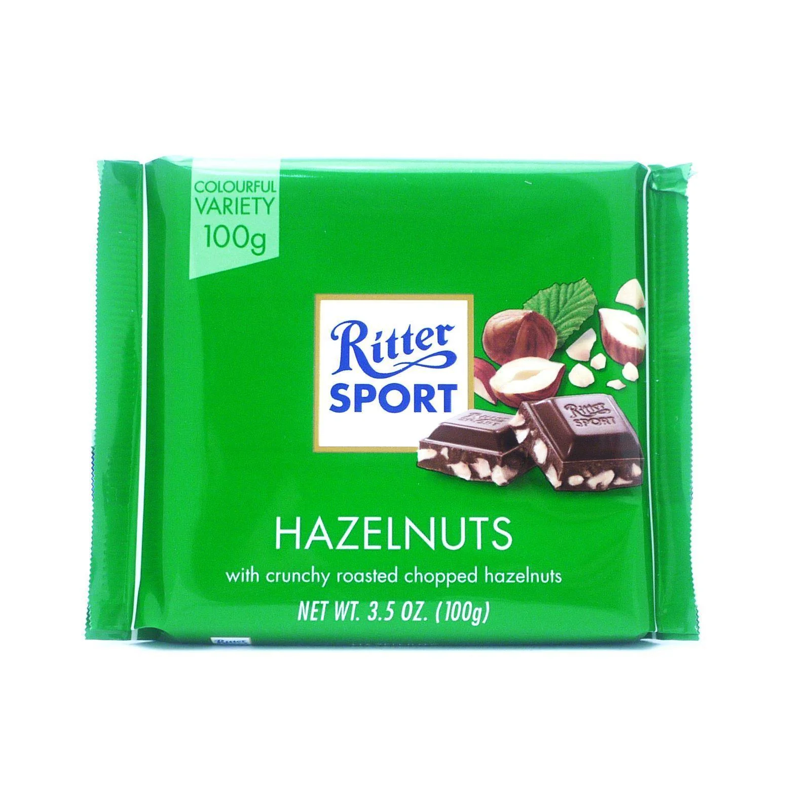 Ritter Sport Chopped Hazelnut 100g (Box of 12)