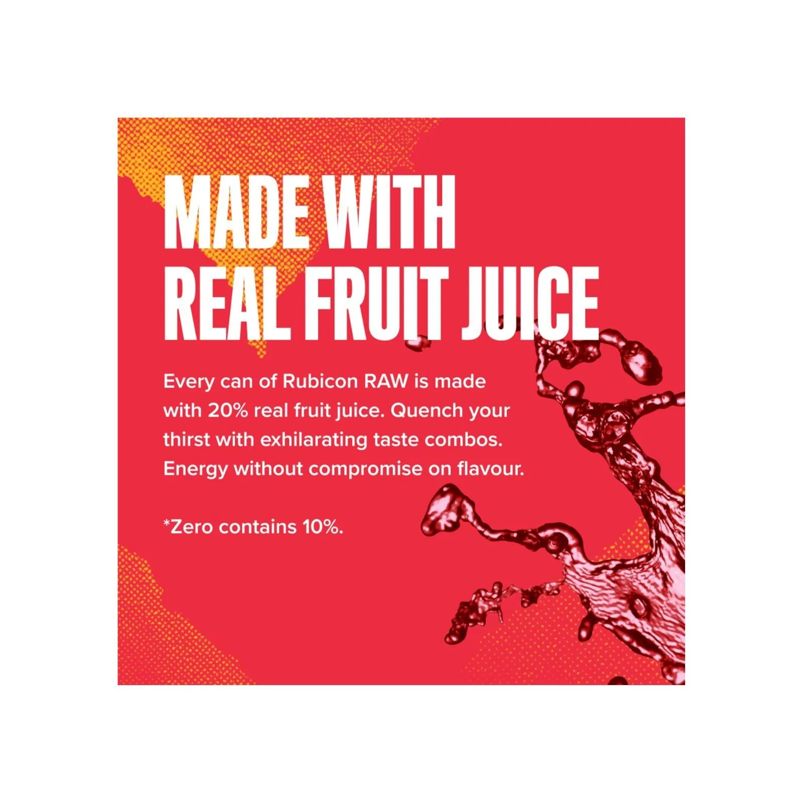 Rubicon RAW Berry & Grape Wave Edition Energy Drink, 500ml (Box of 12) - Image 2