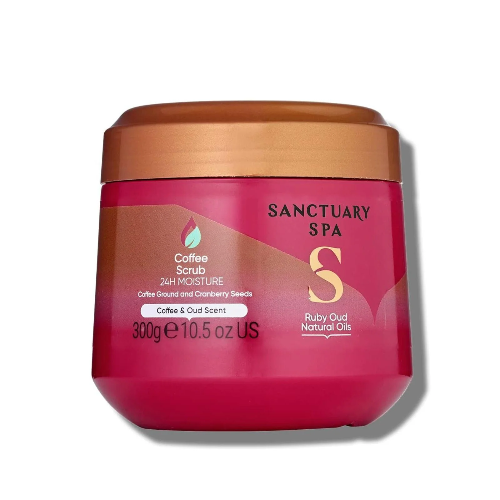 Sanctuary Spa Ruby Oud Coffee Body Scrub 300g - Image 2