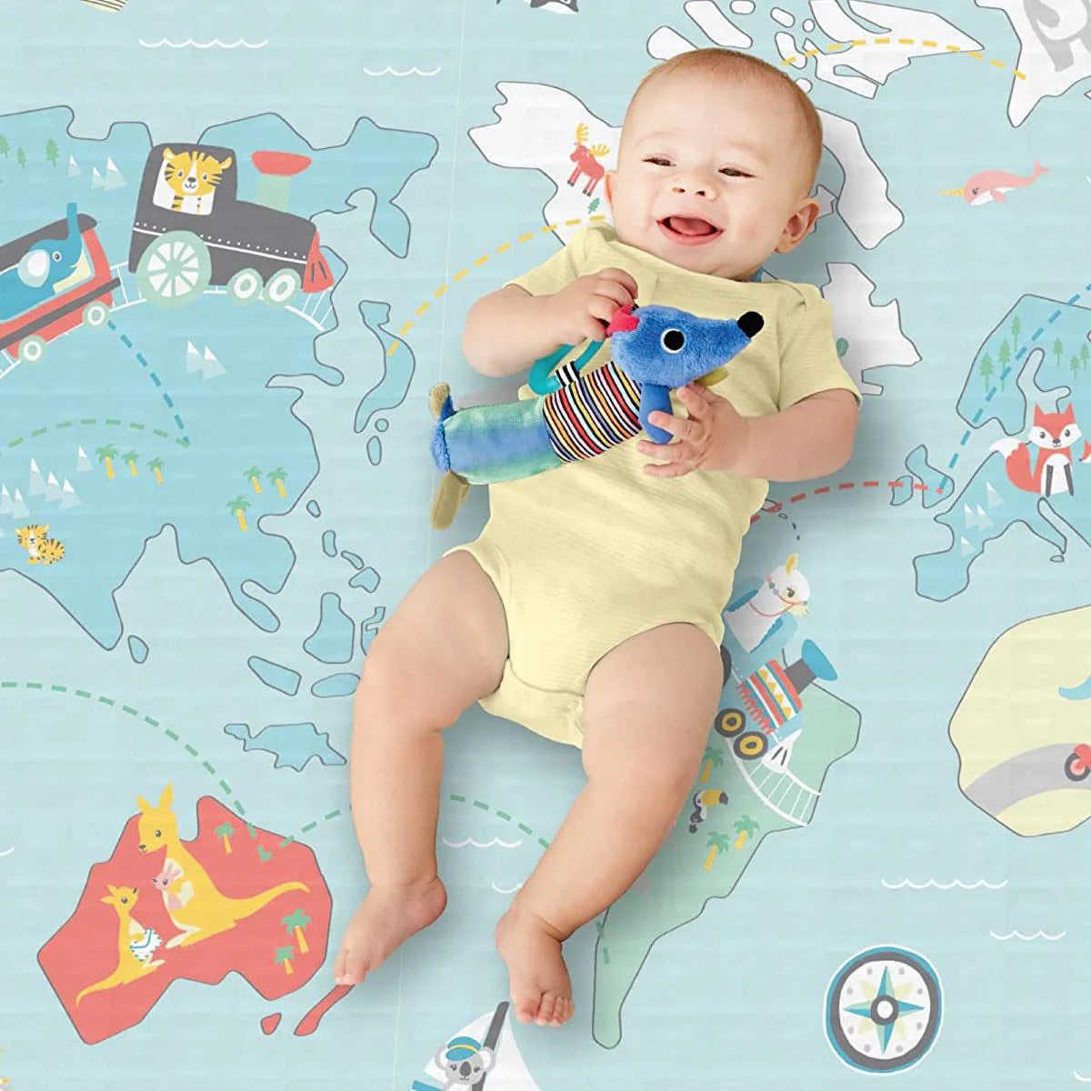Skip Hop Reversible Playmat - Little Travellers - Image 2