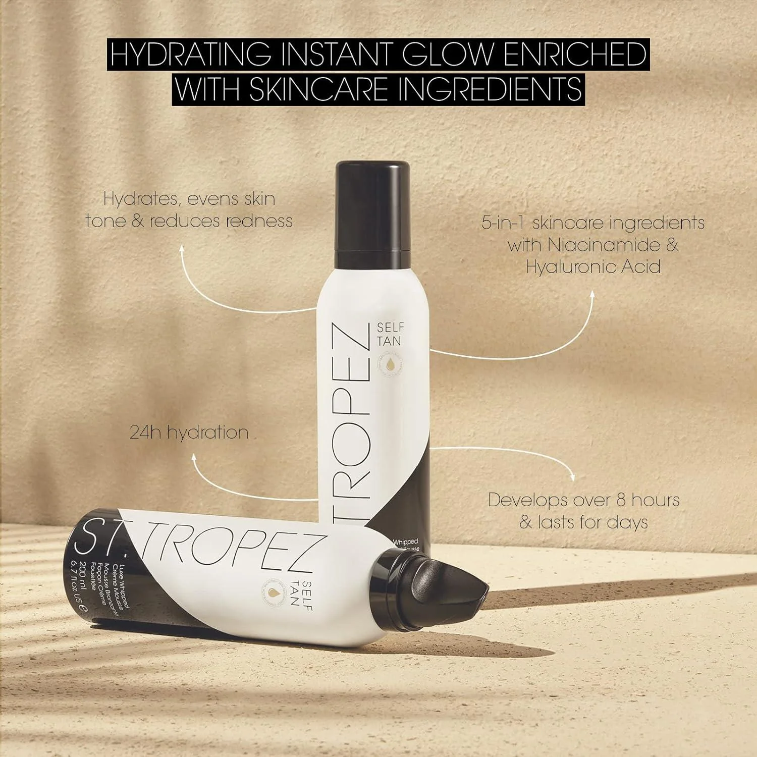 St.Tropez Self Tan Luxe Whipped Creme Mousse 200ml - Image 4