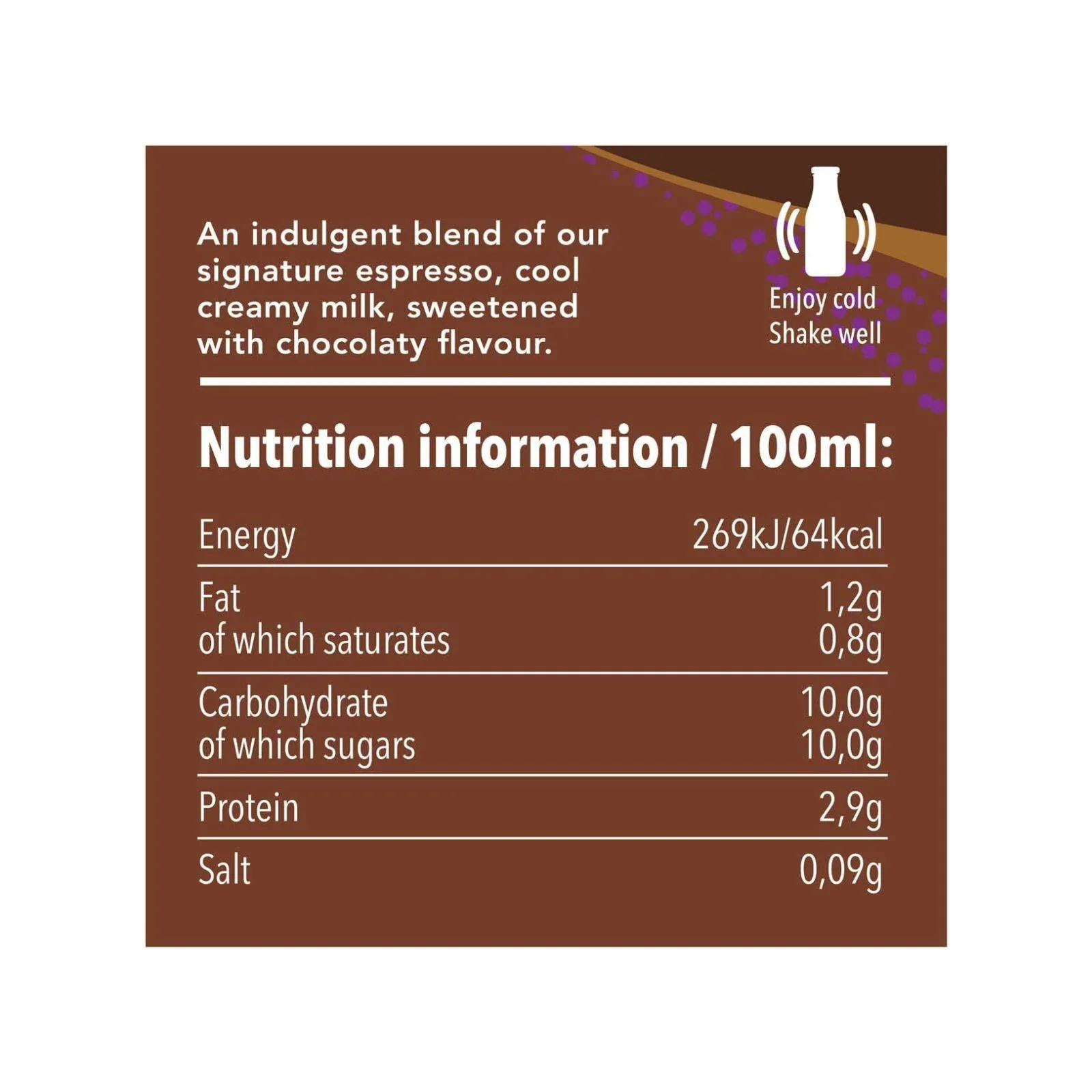 STARBUCKS Frappuccino Mocha Chocolate Flavour Low fat Coffee Drink Bottle 250ml (Box of 8) - Image 4