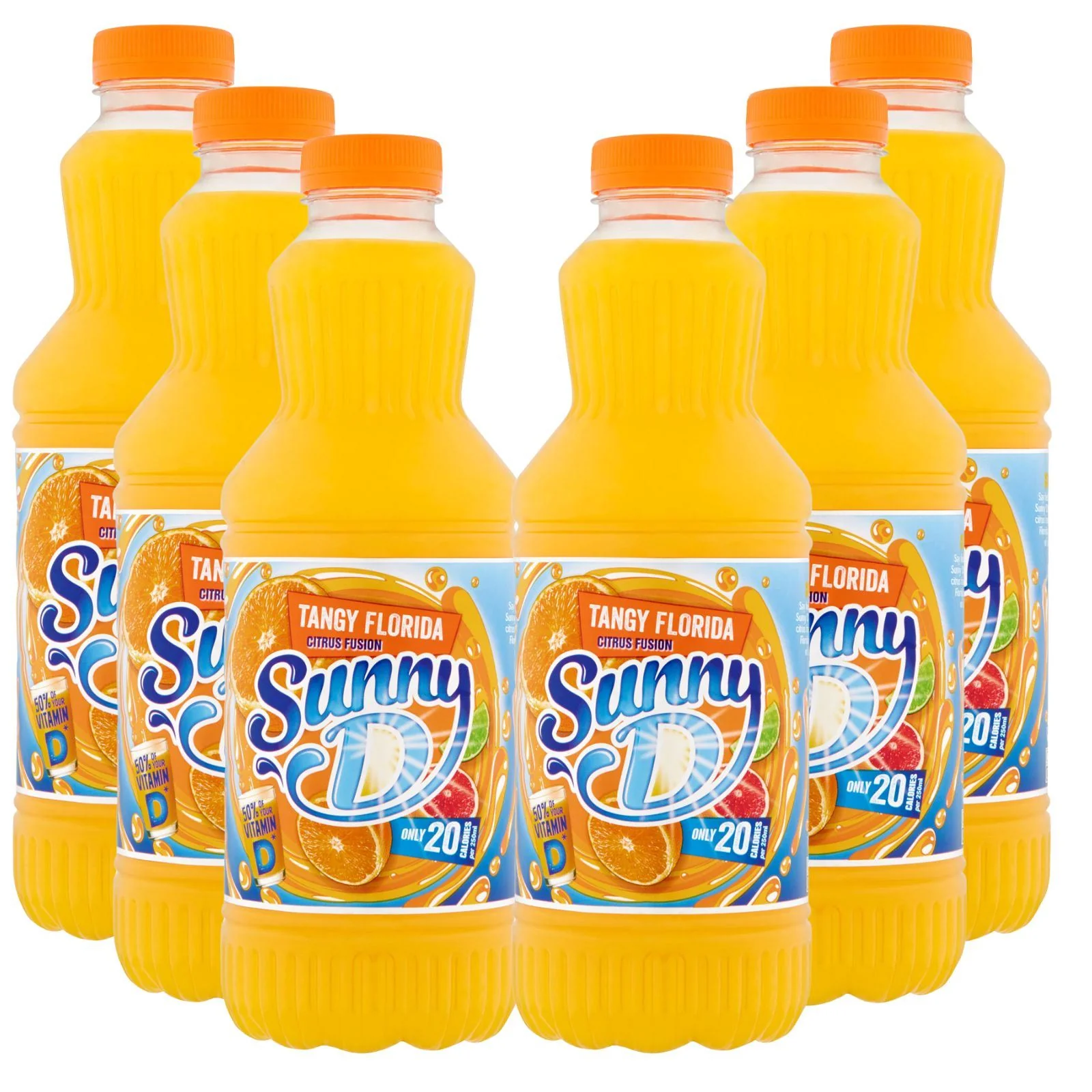 SUNNY D TANGY FLORIDA CITRUS FUSION 1litre (Box of 6)