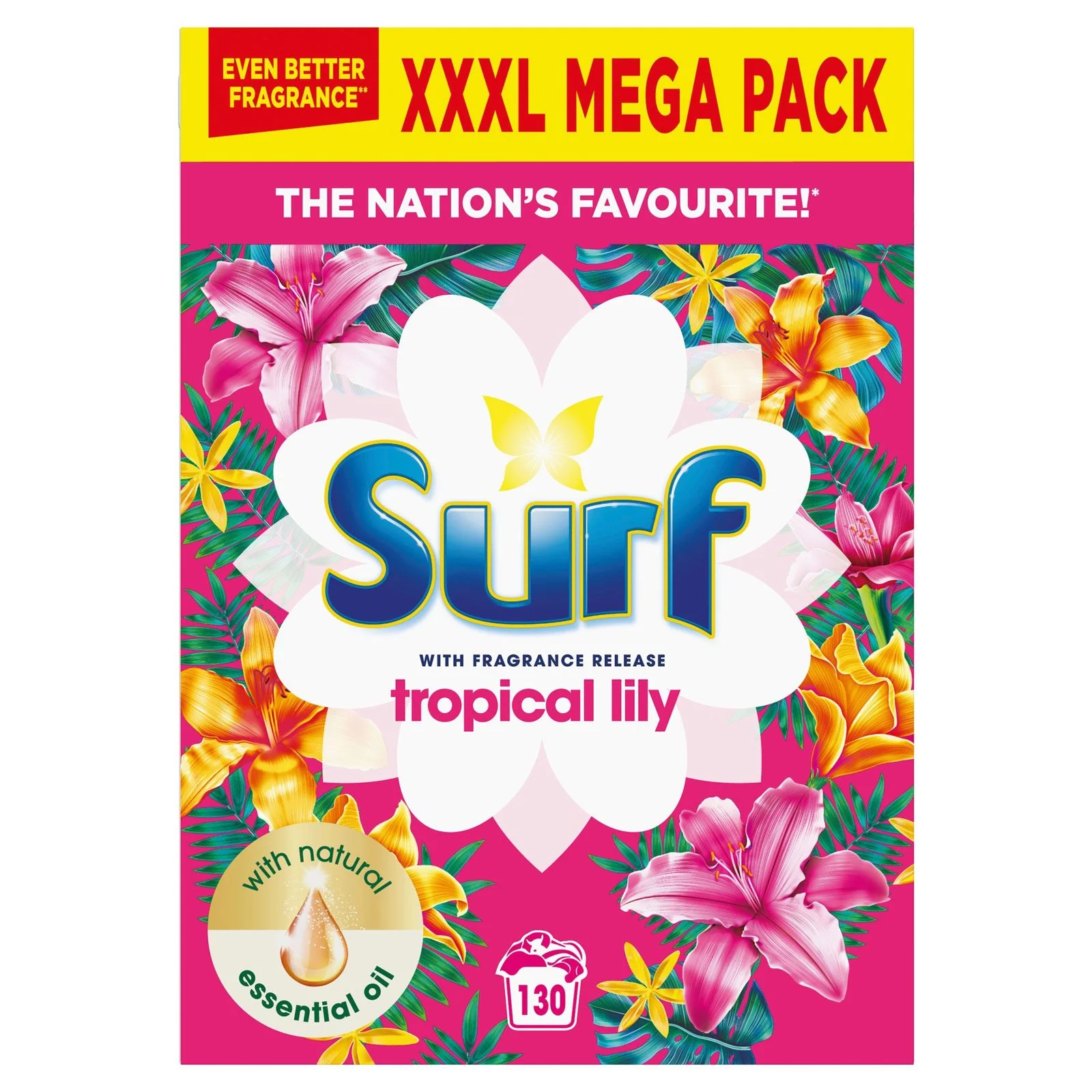 Surf Tropical Lily Washing Powder 130 washes 6.5 kg