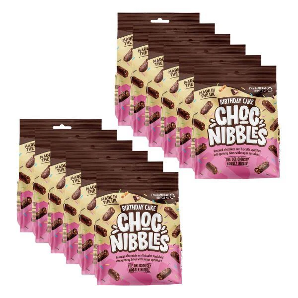 Sweet Dreams Birthday Cake Choc Nibbles Pouch (12 x 135g)