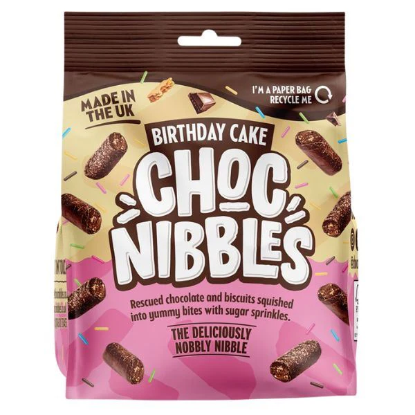 Sweet Dreams Birthday Cake Choc Nibbles Pouch (12 x 135g) - Image 2