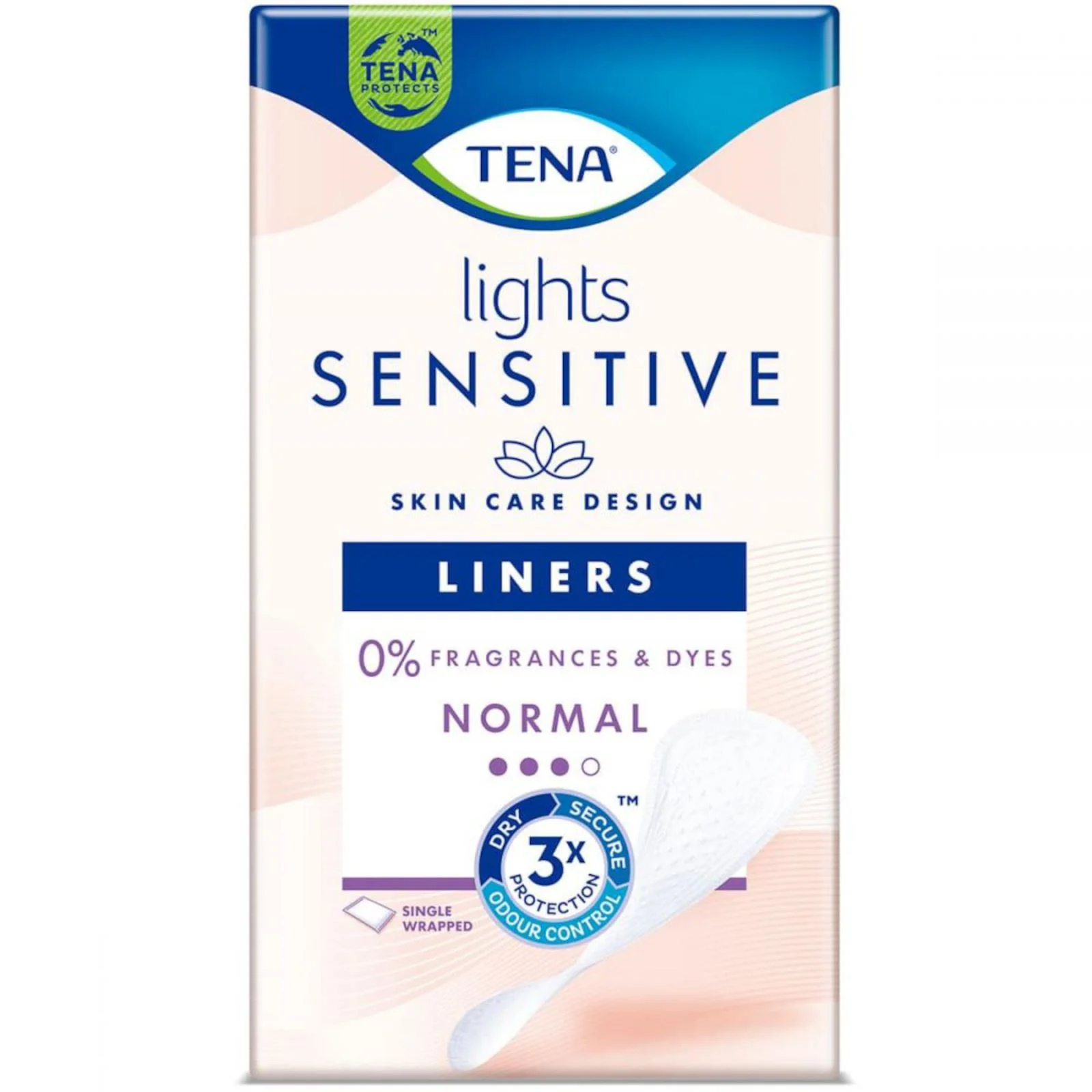 Tena Lights Sensitive Liners Normal 22 Pieces