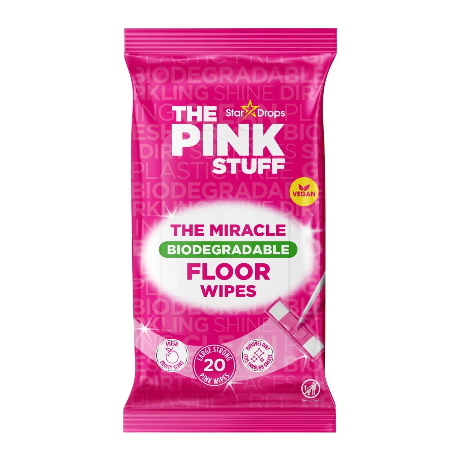 The Pink Stuff Floor Wipes 20's