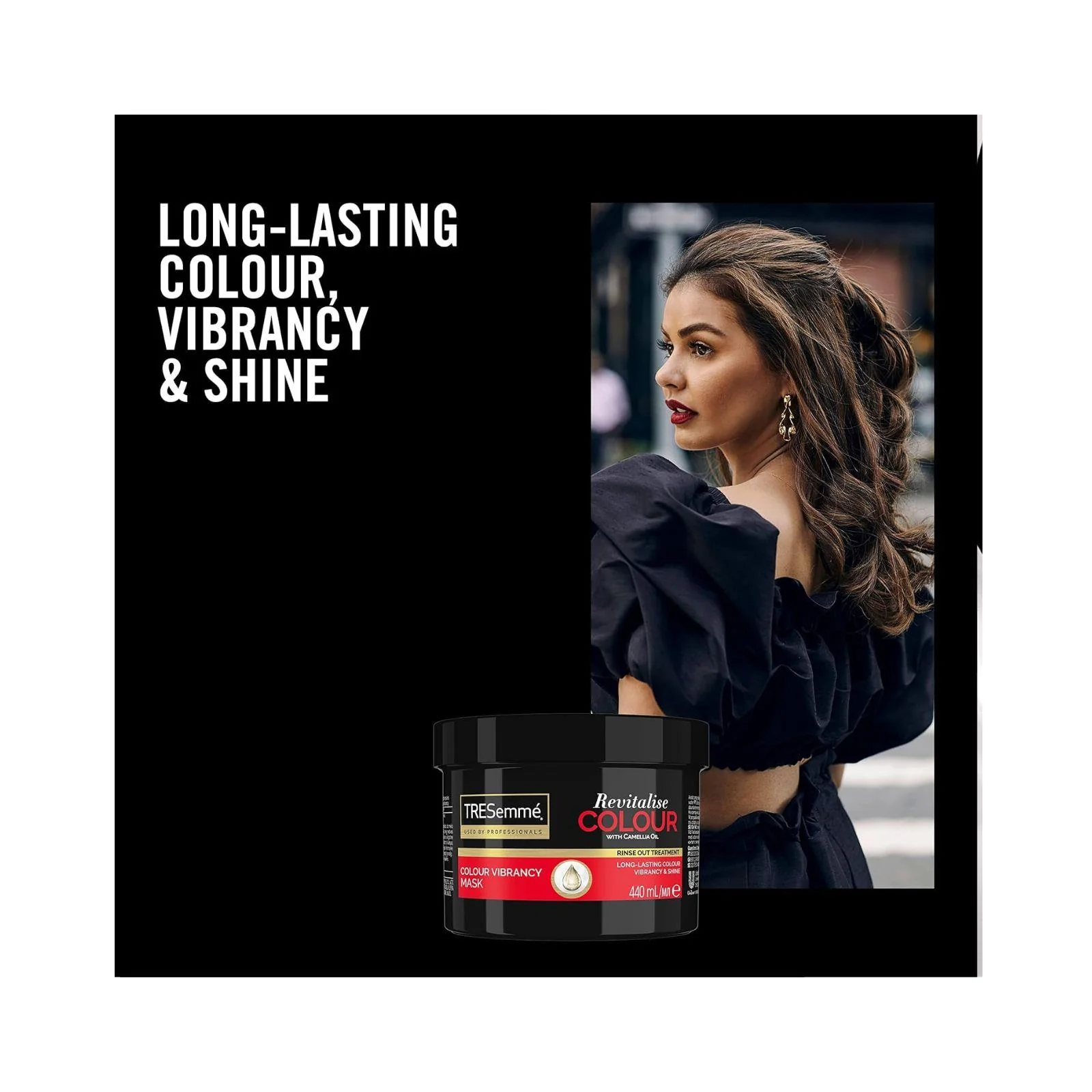 TRESemmé Revitalise Colour Colour Vibrancy Hair Mask with camellia oil for coloured hair 440ml - Image 3