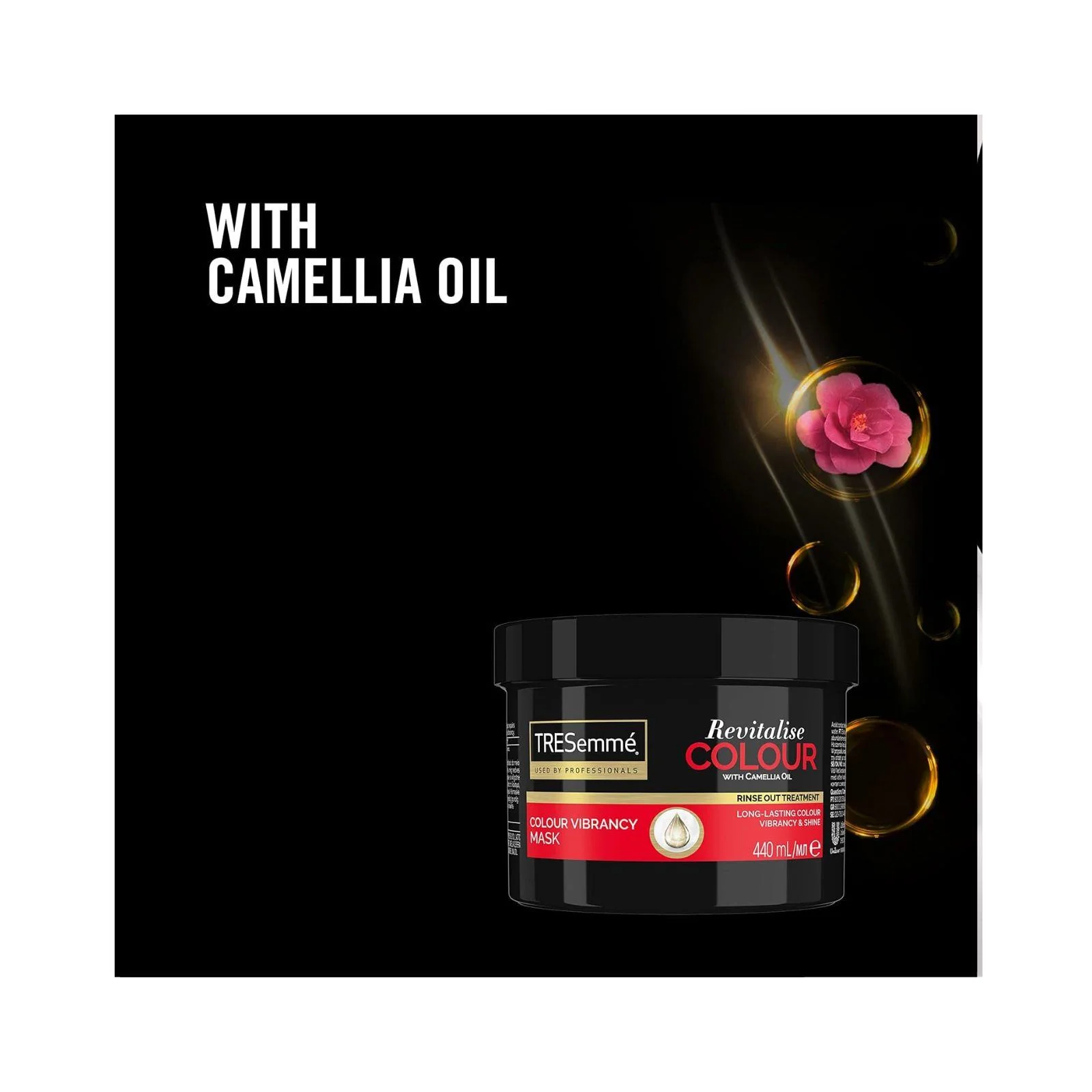 TRESemmé Revitalise Colour Colour Vibrancy Hair Mask with camellia oil for coloured hair 440ml - Image 4