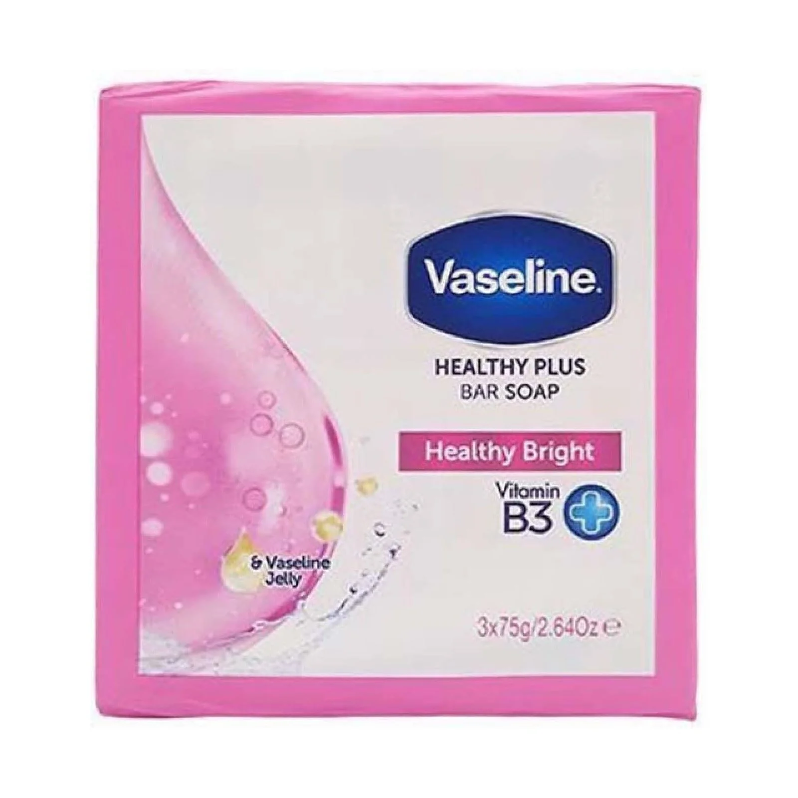 Vaseline Healthy Bright Bar of Soap with Vitamin B3 3x75g