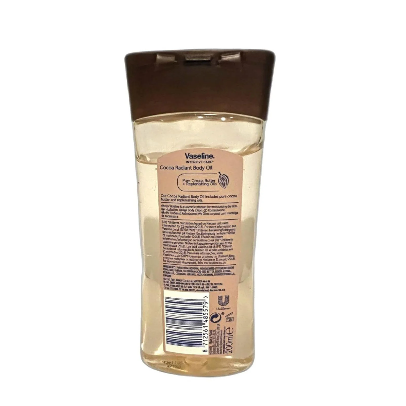 Vaseline Intensive Care Cocoa Radiant Body Oil 200 ml - Image 2