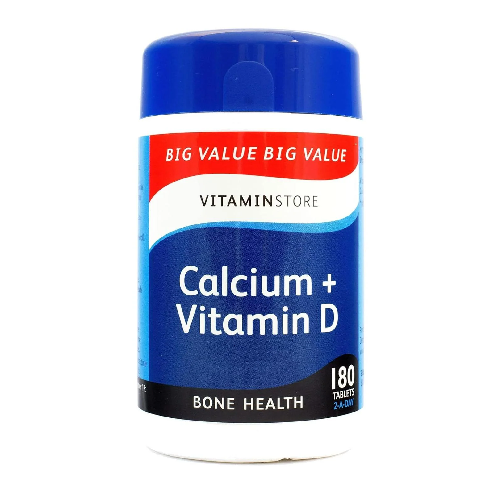 Vitamin Store Calcium + Vitamin D Food Supplement - 180 Tablets