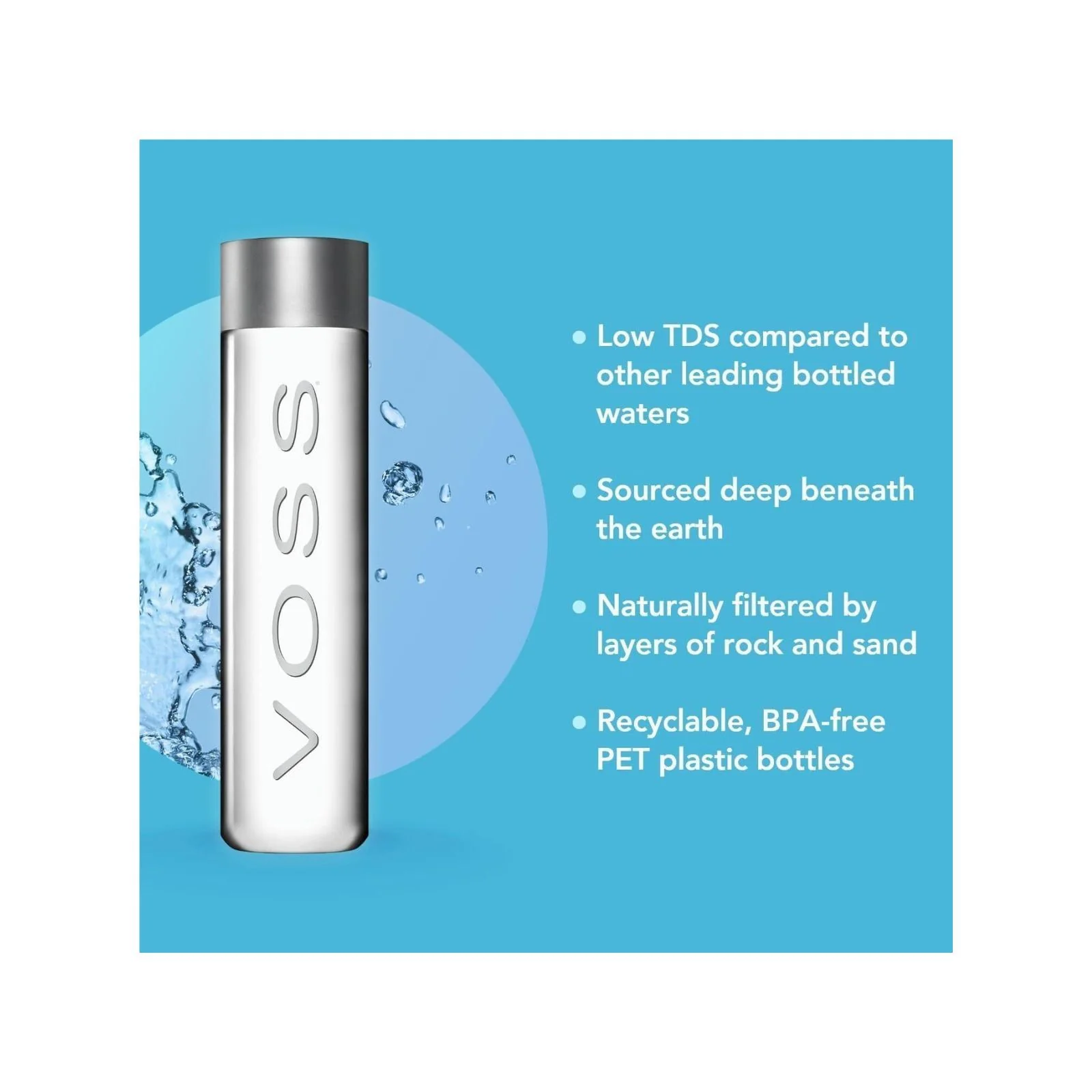 Voss PET Artesian Still Water Bottle 500 ml (Box of 24) - Image 2