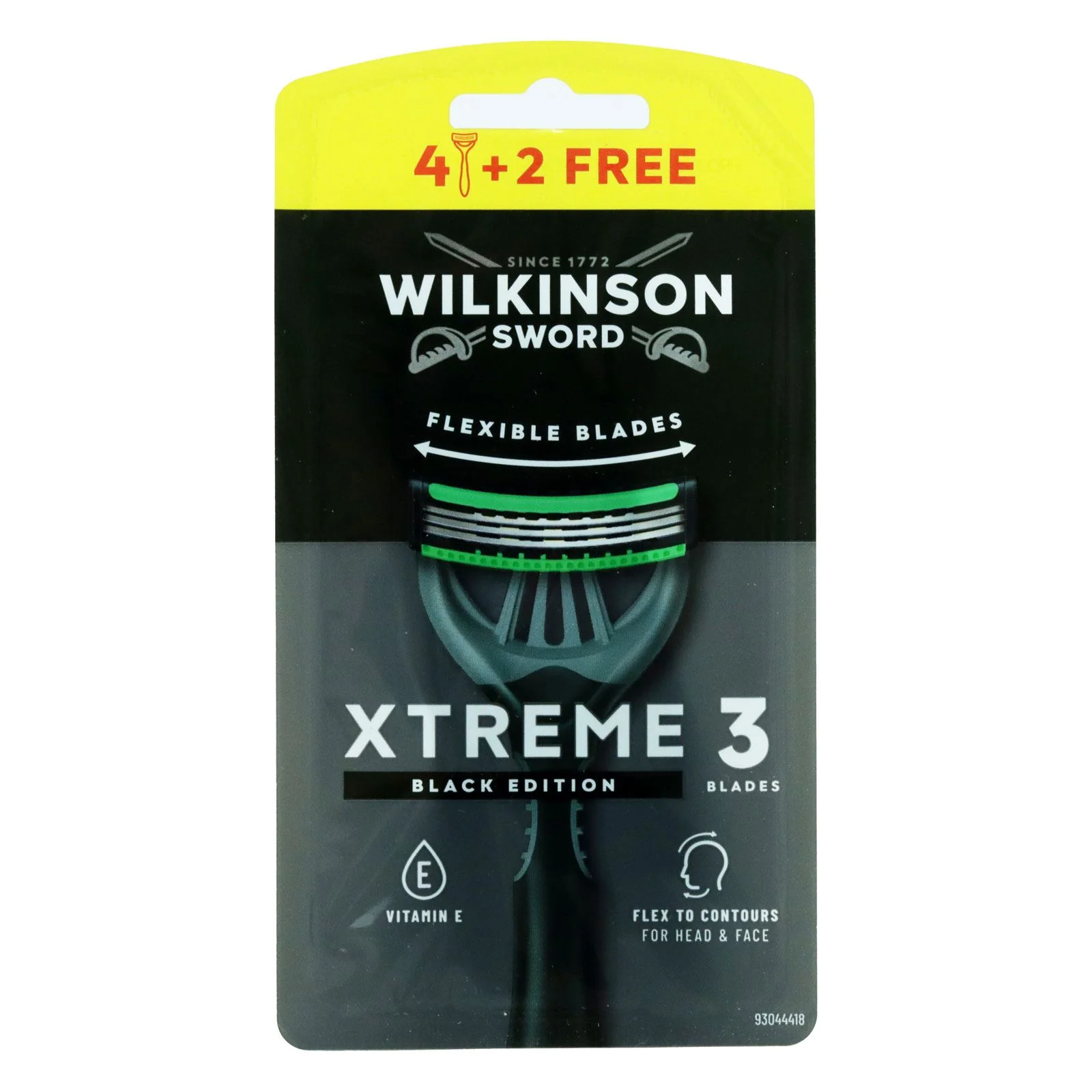 Wilkinson Sword Razor Xtreme 3 Black Edition 6 Pack