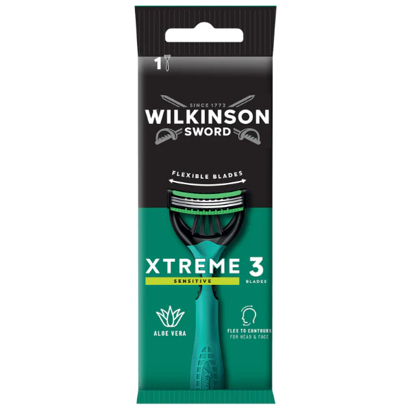 Wilkinson Sword Xtreme 3 Sensitive Men's Disposable Razors (1s)
