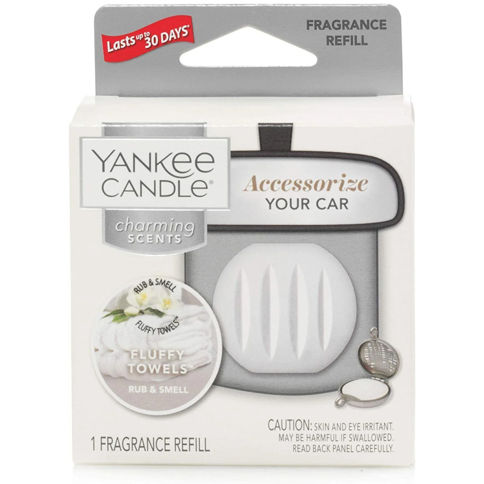 Yankee Candle Charming Scents Car Fragrance Refill - Fluffy Towels