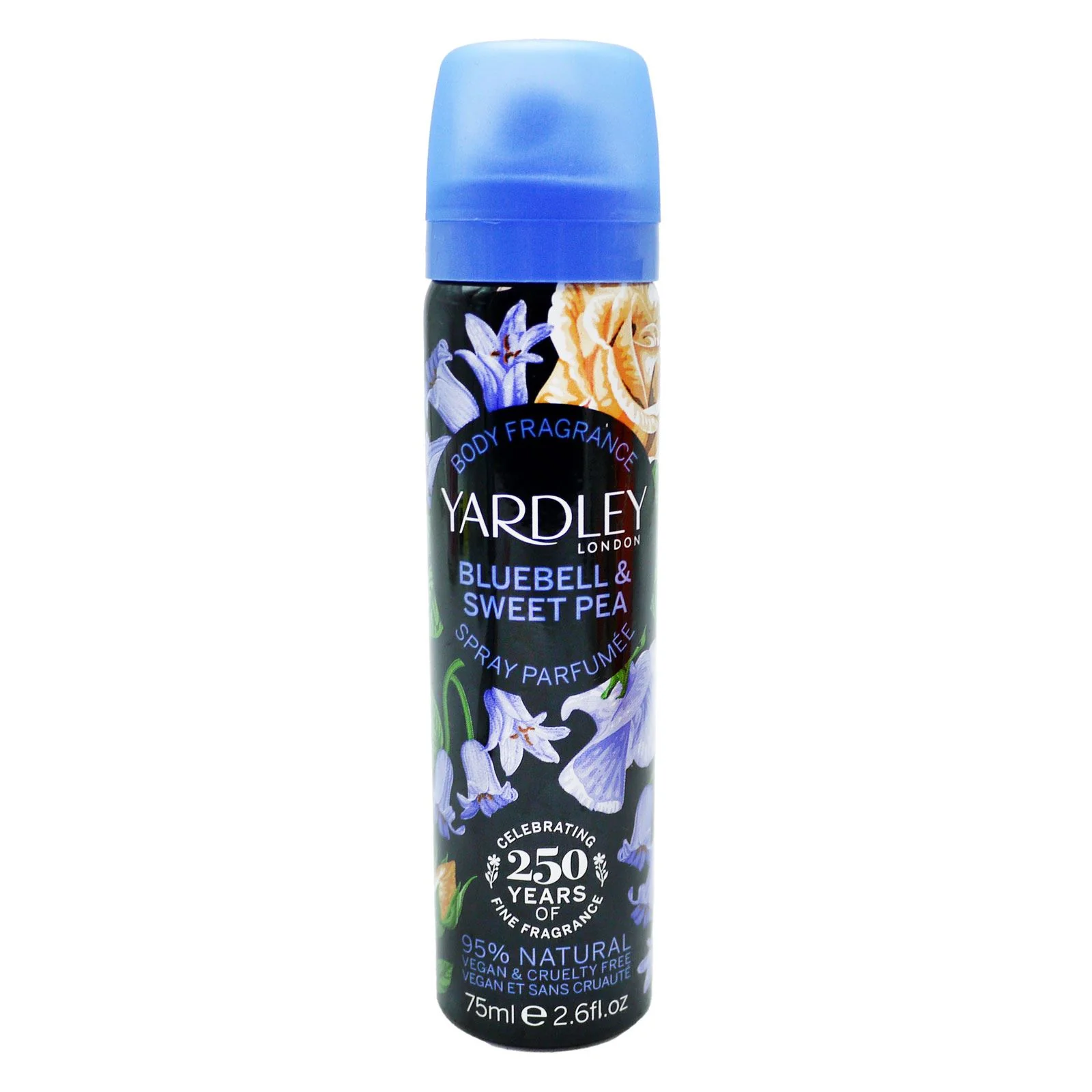 YARDLEY BLUEBELL & SWEET PEA BODY SPRAY 75ml