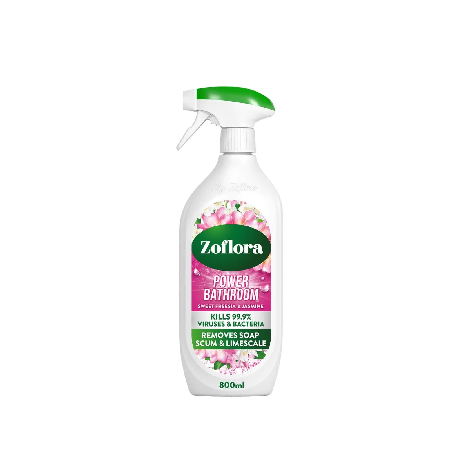Zoflora Power Bathroom Sweet Freesia & Jasmine 800 ml.